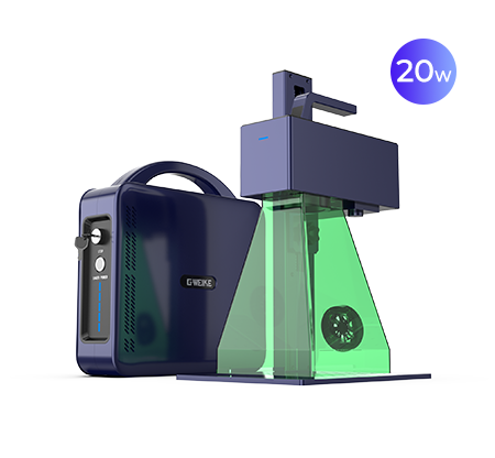 G2 20W Metall- und Kunststofffaser-Lasergravierer