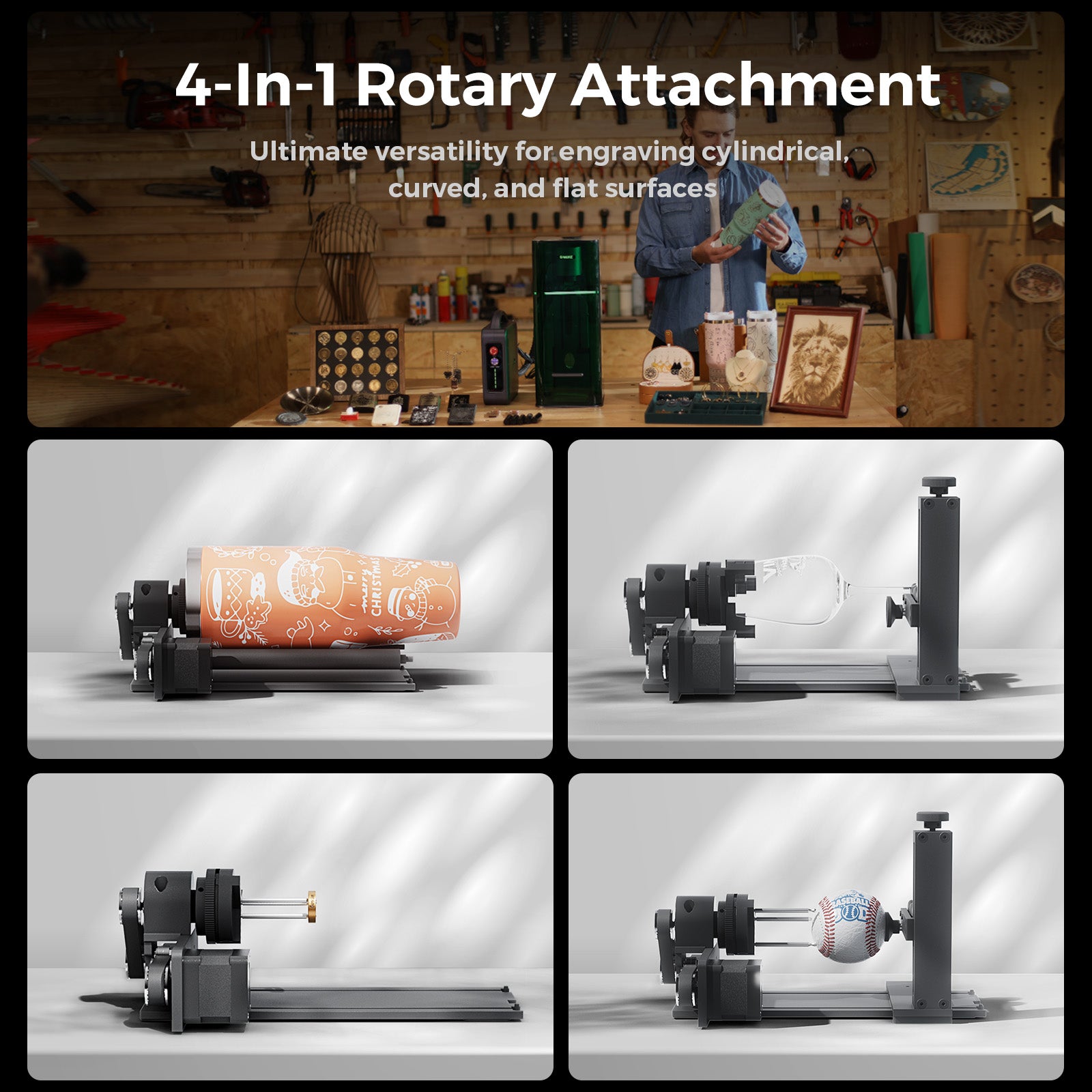 Gweike G3 60W/30W MOPA Fiber & 40W Diode Dual Laser Engraver